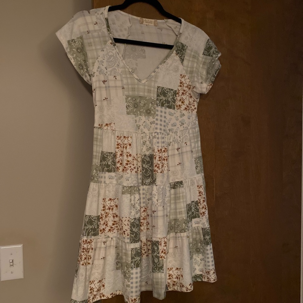 ALTAR'D STATE
GARDEN PARTY PATCHWORK DRESS